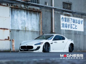 Maserati GranTurismo Custom Wheels - VWS-2 by Vossen - Matte Gunmetal / Matte Black Barrel Maserati GranTurismo Custom Wheels - VWS-2 by Vossen - Matte Gunmetal / Matte Black Barrel